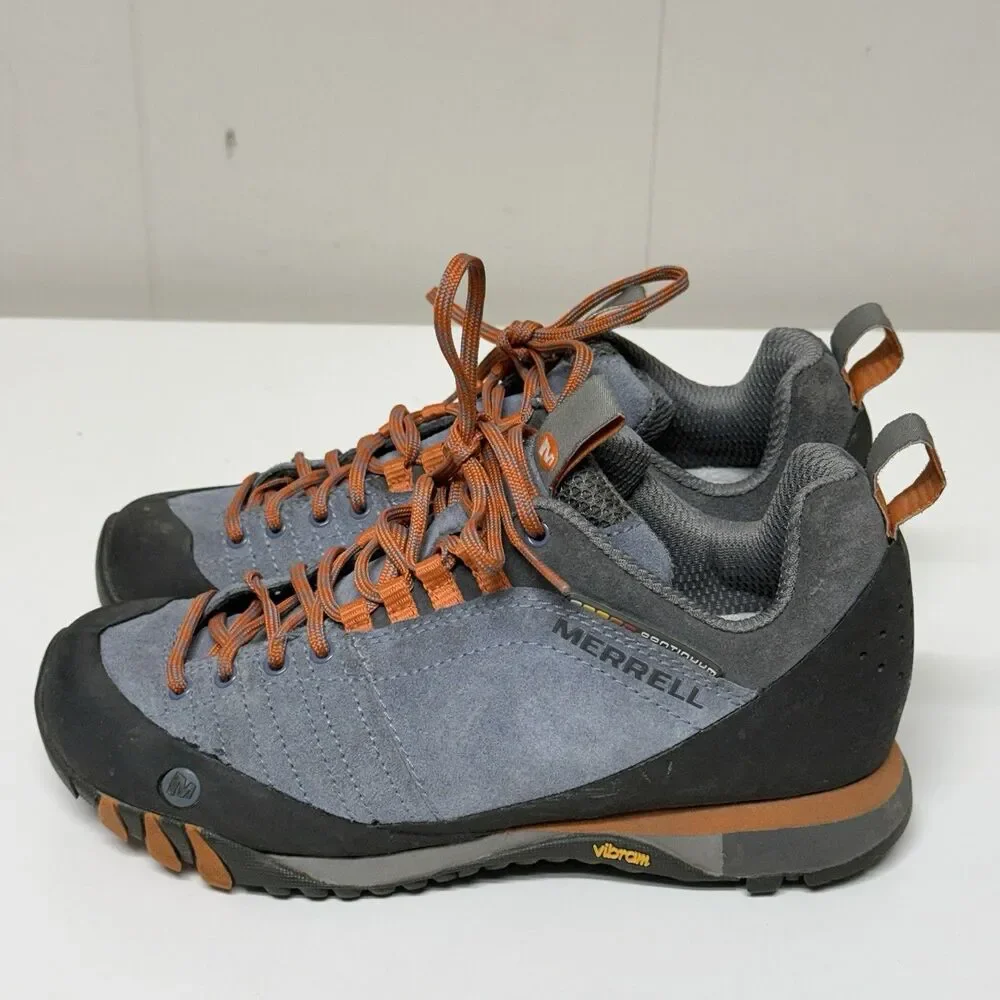 Merrell Continuum Jam Periwinkle Hiking Approach Shoes Vibram Sole Women 5 GUC